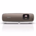 پروژکتور BenQ W2710i با طراحی سفید و لنز مرکزی، مناسب برای سینمای خانگی 4K
