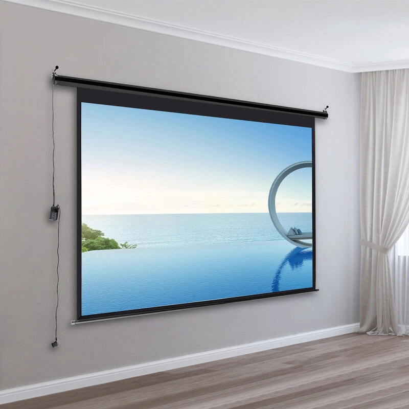 مقایسه پرده نمایش دستی با برقی؛ کدام بهتر است؟